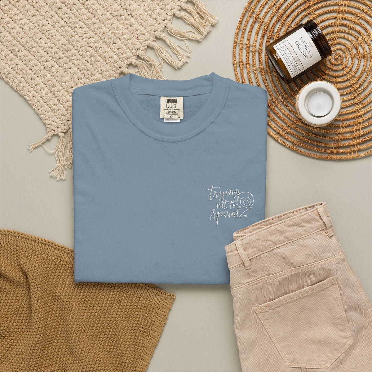 Trying Not to Spiral Tee