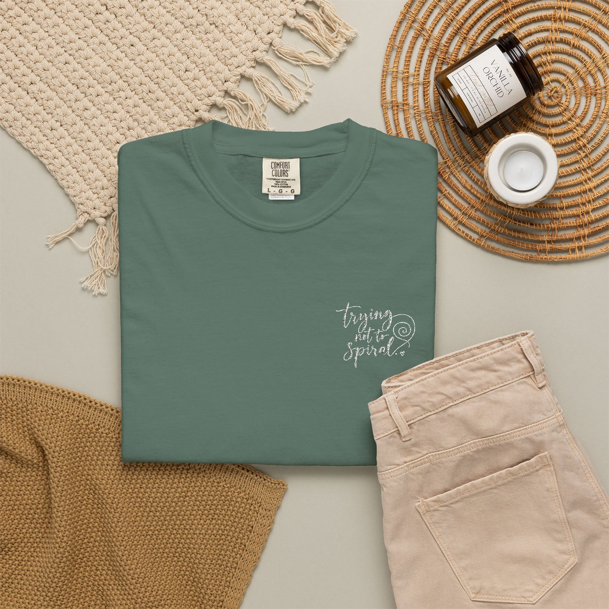 Trying Not to Spiral Tee