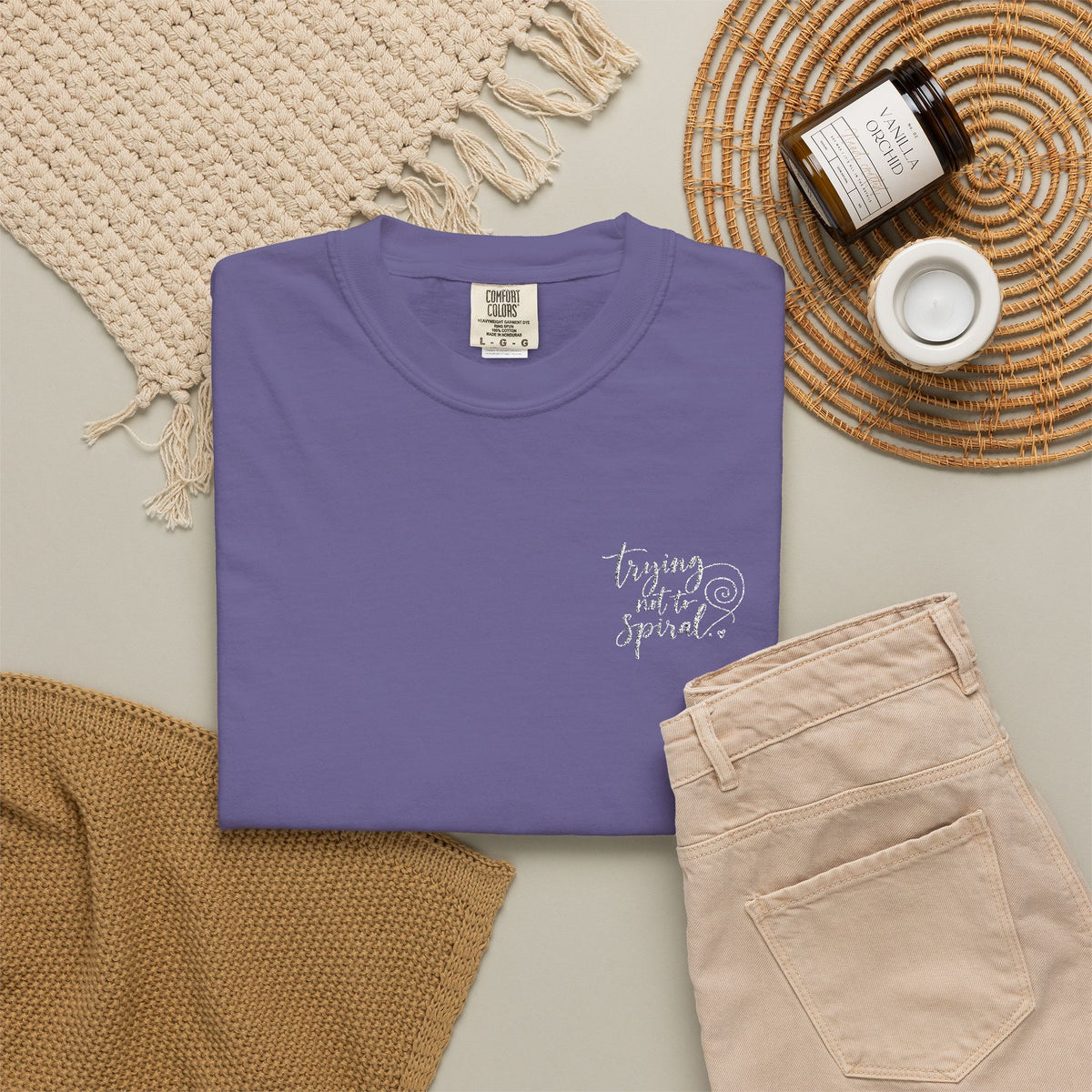 Trying Not to Spiral Tee