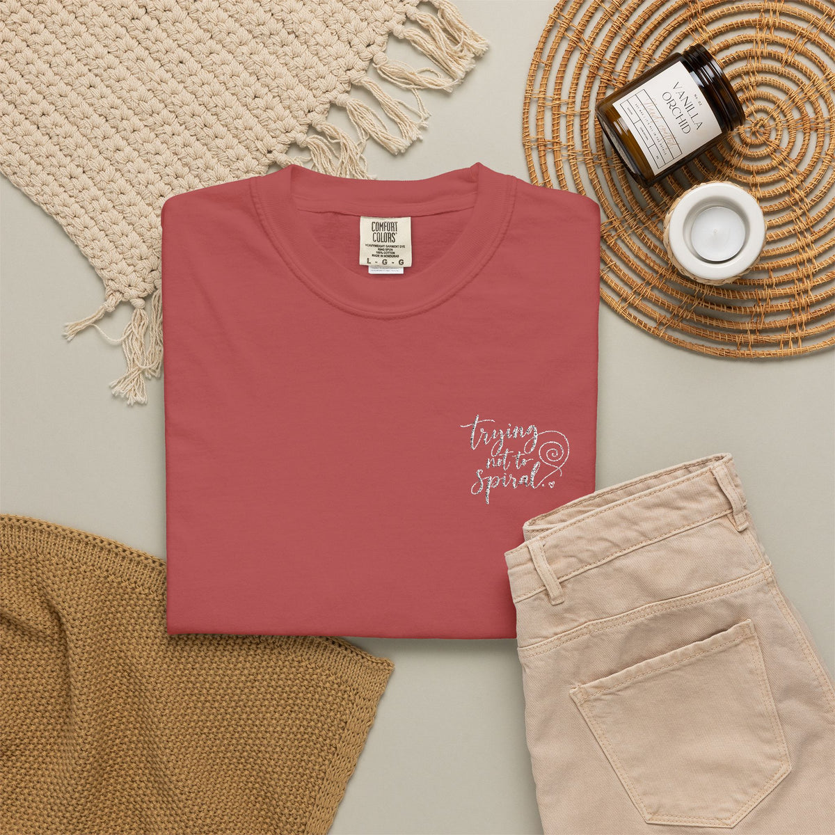 Trying Not to Spiral Tee