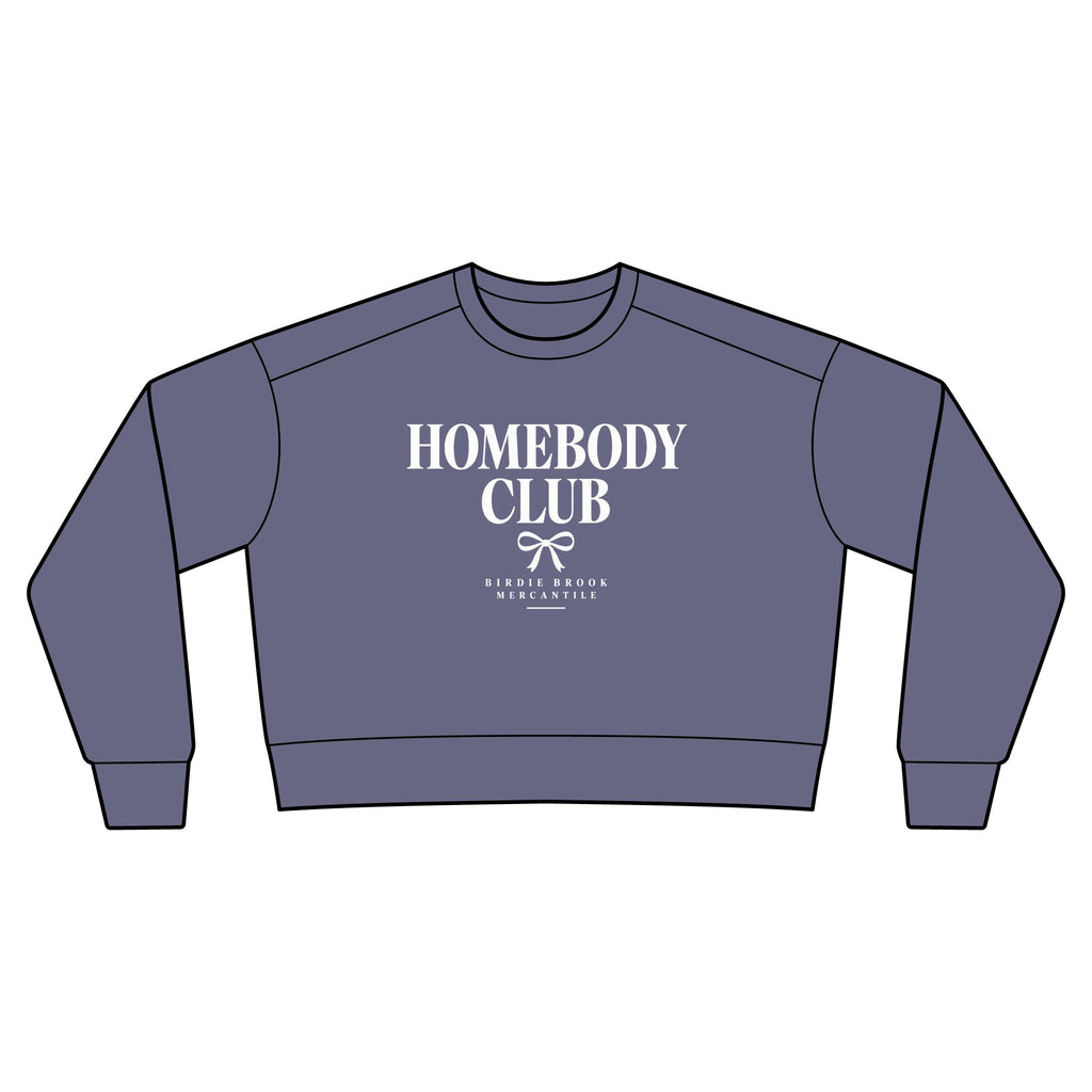 Homebody Club Cropped Crewneck