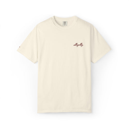 Allegedly. tee | Minimal Chest Print