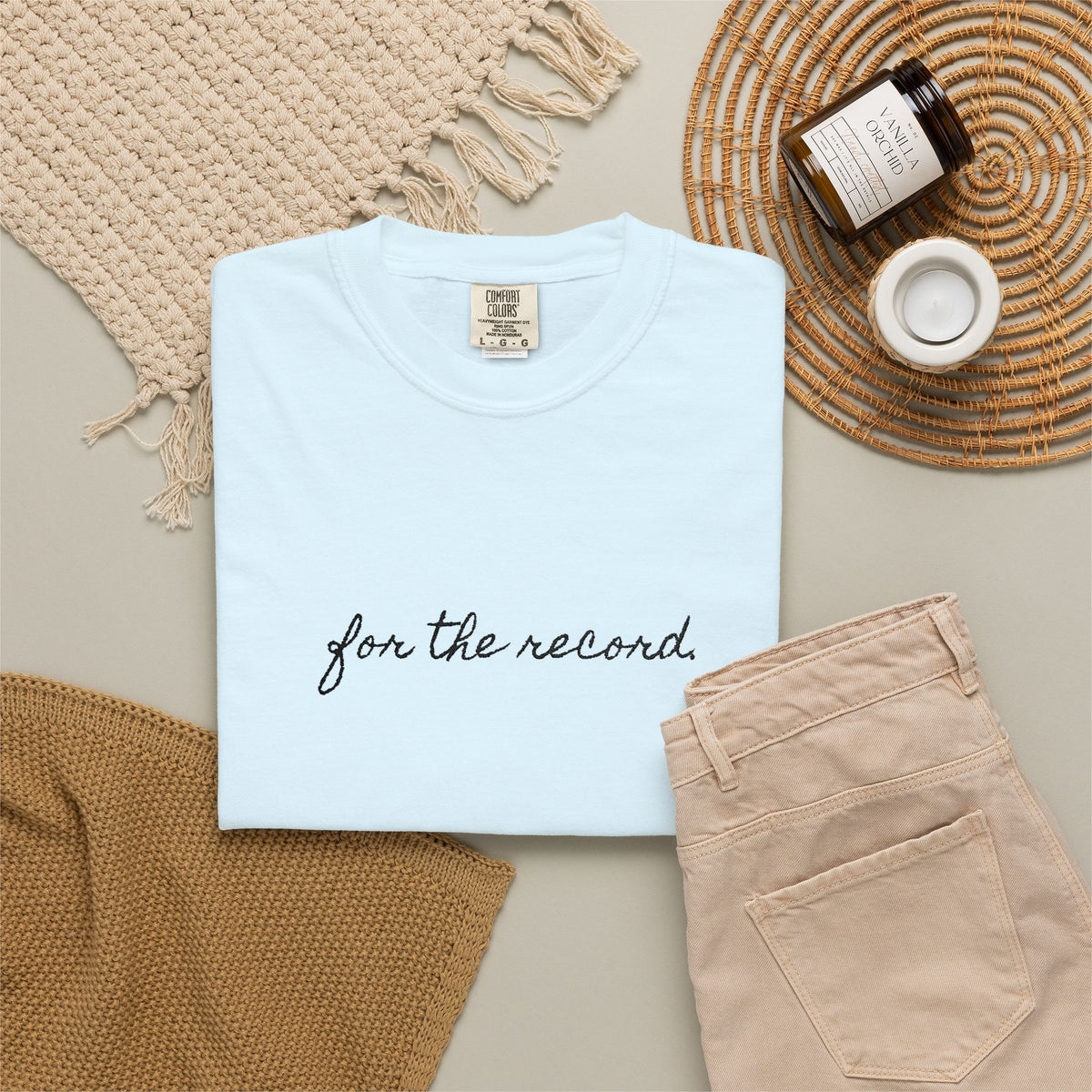 For The Record Tee