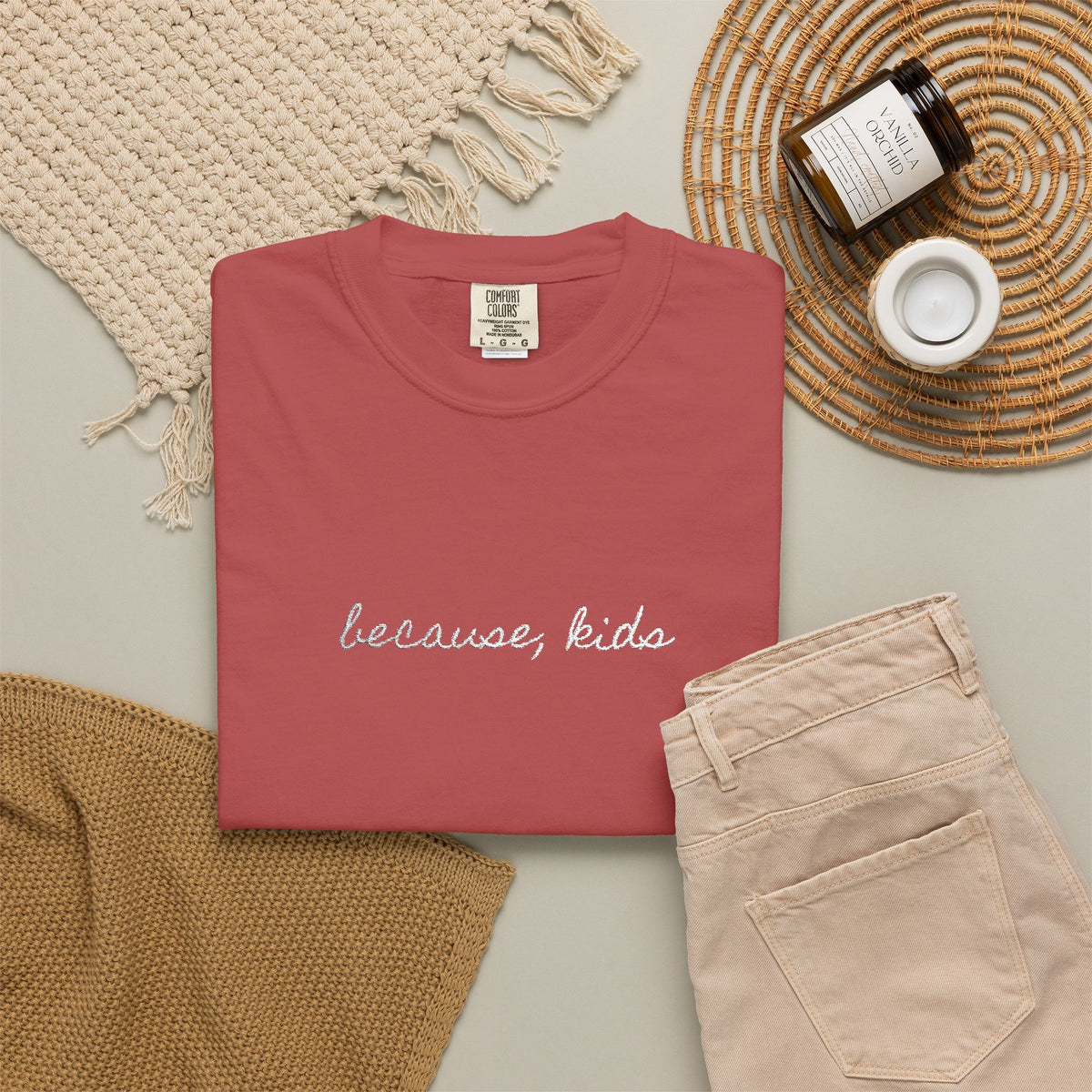 Because, Kids Tee