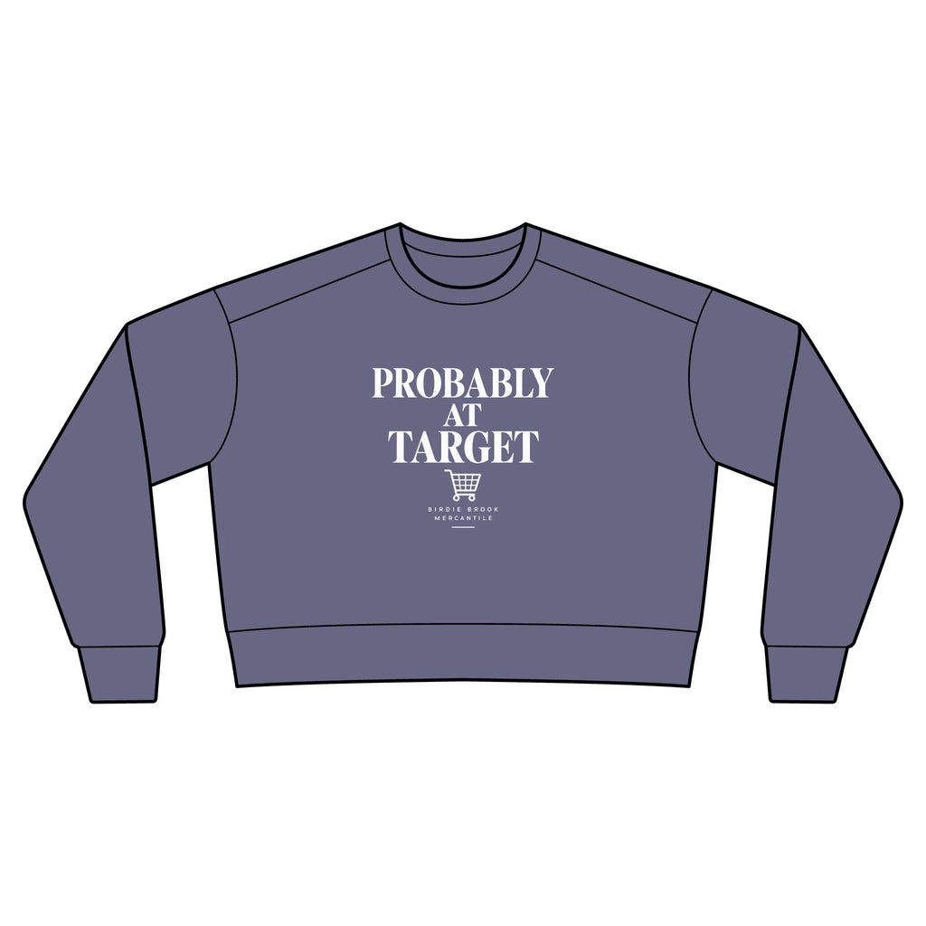 Probably at Target Cropped Crewneck