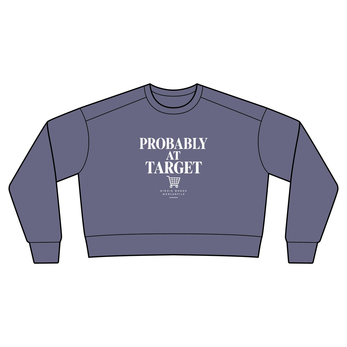 Probably at Target Cropped Crewneck