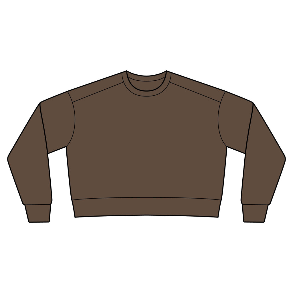 Motherhood, But Cute Cropped Crewneck