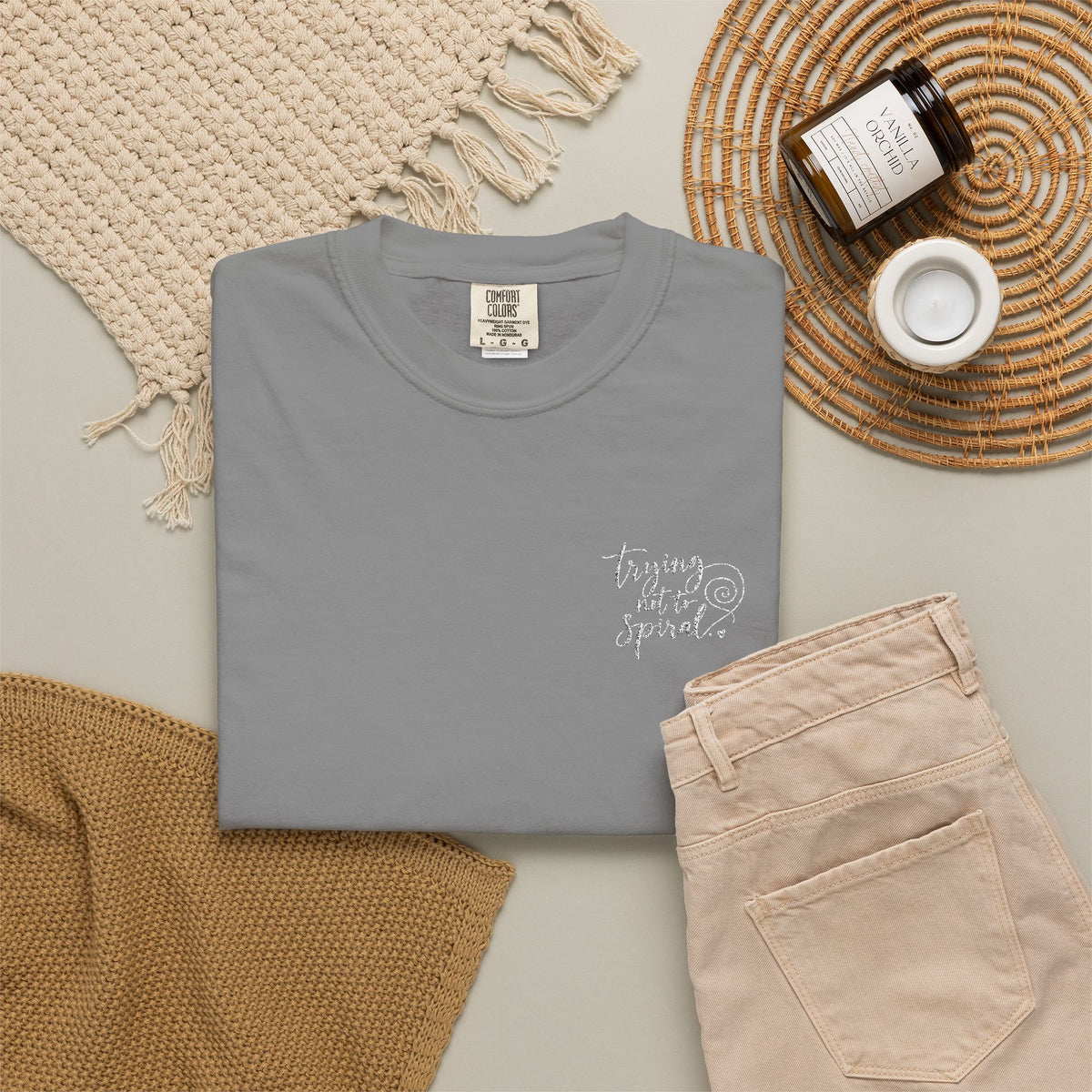 Trying Not to Spiral Tee