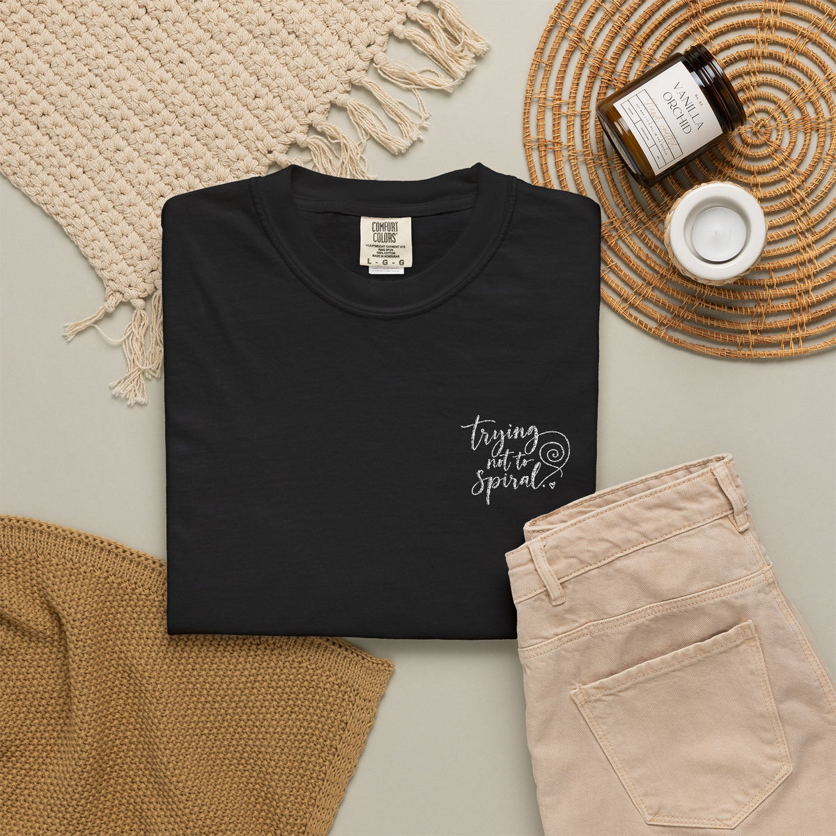 Trying Not to Spiral Tee