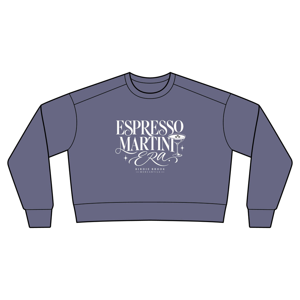 Espresso Martini Era Cropped Crewneck